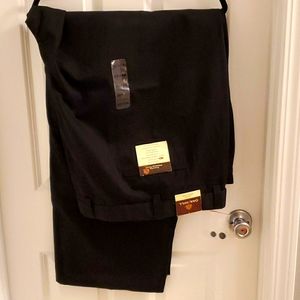 Men's Oak Hill 64/32 Black Premium Pleated Pant